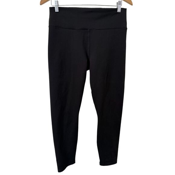 2 Fabletics Black Power Capri High Rise Leggings with Pockets-Large - Picture 2 of 8